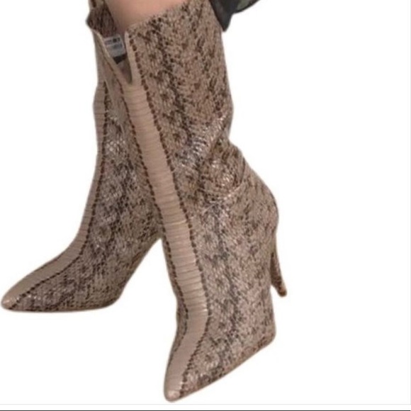 Snakeskin Booties - Picture 6 of 6